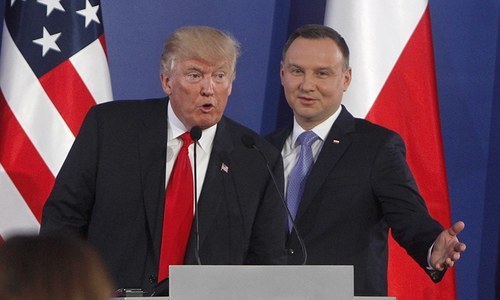 Trump urges West to 'defend our civilisation' from terrorism and extremism