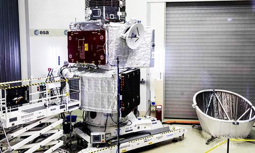 Spacecraft unveiled for first Europe mission to Mercury