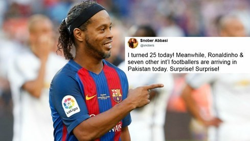 People are reacting to 'Ronaldinho and Friends' in Pakistan exactly like you'd expect them to