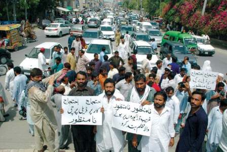 Cab owners, drivers protest tax on taxi stands