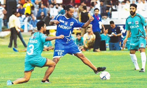 When Karachi played host to seven international football icons