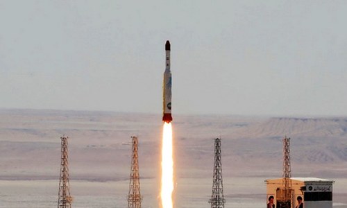 Iran claims launch of satellite-carrying rocket into space