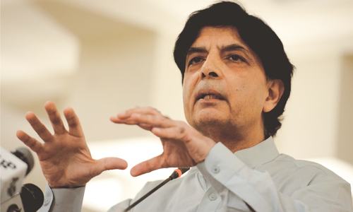 Nisar not to leave Sharif in the lurch