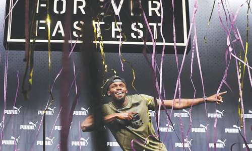 Bolt ready to fire, and really ready to retire