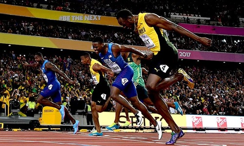 America's Justin Gatlin spoils Bolt's farewell in 100 with remarkable gold