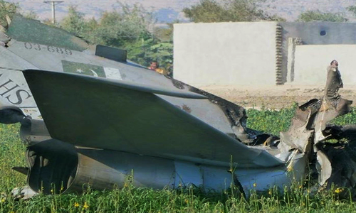 PAF fighter pilot martyred in aircraft crash near Mianwali