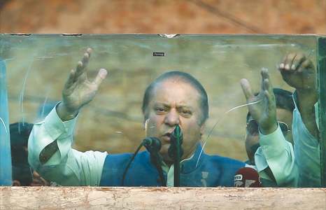 Sharif says five judges, not voters, sent him home