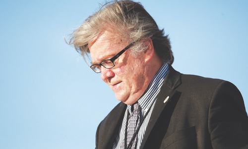 Banish Bannon? Trump weighs his options as top aides feud