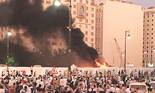 Fire destroys buildings in Saudi Unesco heritage site