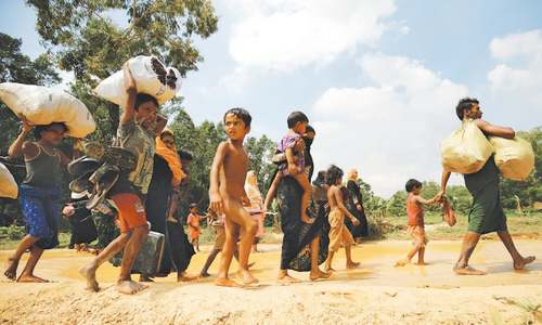 Myanmar army conducts clearance operations against Rohingya insurgents