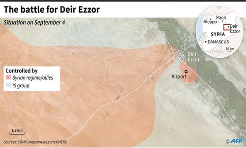Syrian army nearing IS-besieged city