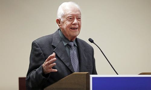 Jimmy Carter urges Trump to 'keep the peace' and 'tell the truth' Jimmy Carter urges Trump to 'keep the peace' and 'tell the truth'
