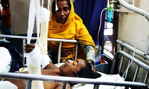 Rohingya lives and limbs shattered by mines at Myanmar frontier