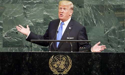 At UNGA, Trump threatens 'total destruction' of North Korea