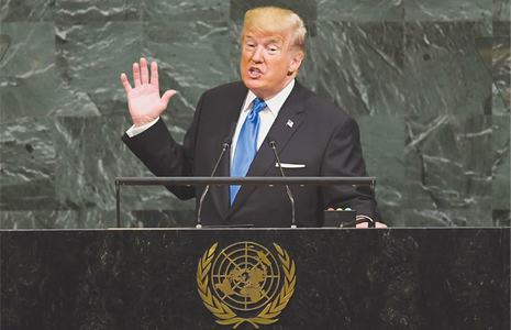 Trump threatens to totally destroy North Korea