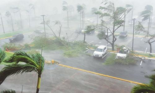 Hurricane Maria pummels Puerto Rico