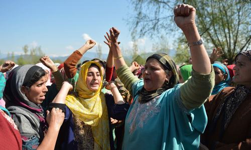 Strike, protest against braid-chopping in India-held Kashmir