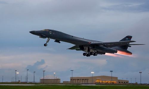 US bombers fly over Korean peninsula in show of force US bombers fly over Korean peninsula in show of force