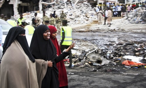 In pictures: Somalia's 'deadliest attack ever'