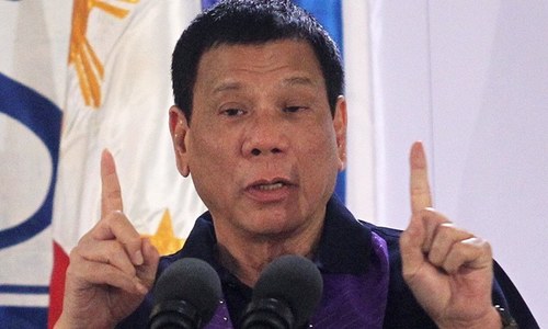 Philippines' Duterte says he will shoot criminals Philippines' Duterte says he will shoot criminals