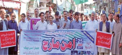 Rally demands lifting of trade, travel ban across LoC
