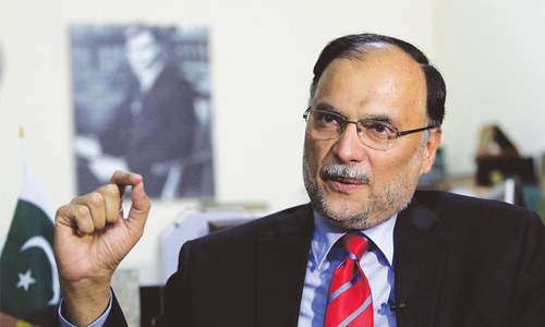 'Hidden hands' pushing country towards democratic instability: Ahsan Iqbal
