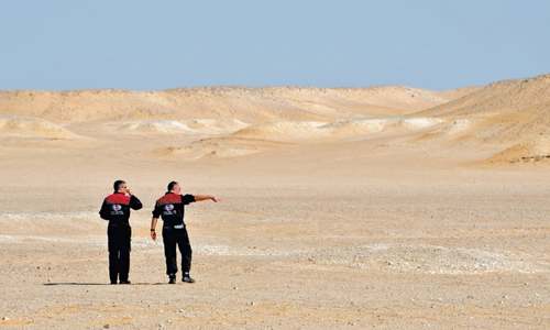 In desert of Oman, a gateway to life on Mars