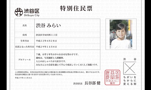Chatty 7-year-old 'Artificial Intelligence' boy granted residency in Tokyo Chatty 7-year-old 'Artificial Intelligence' boy granted residency in Tokyo