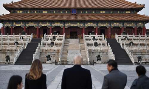 Trump in China to talk trade and North Korea's 'cruel dictatorship'