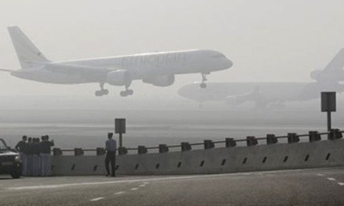 Over 70 flights delayed at Lahore airport; thousands stranded Over 70 flights delayed at Lahore airport; thousands stranded