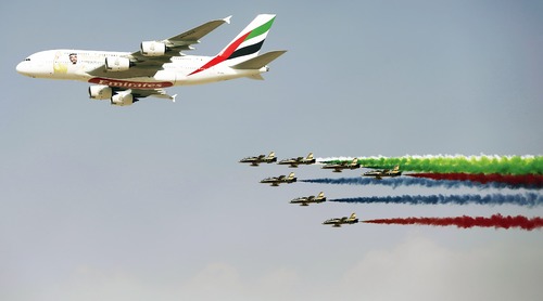 Air show kicks off in Dubai without Qatar Airways Air show kicks off in Dubai without Qatar Airways