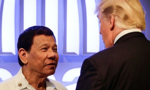 Trump hails 'great relationship' with self-proclaimed killer Duterte Trump hails 'great relationship' with self-proclaimed killer Duterte