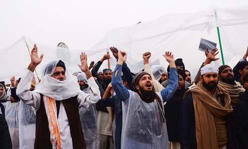 Cold response from govt, public dampens resolve of religious parties’ protesters Cold response from govt, public dampens resolve of religious parties’ protesters