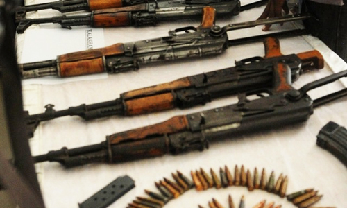 Weapons seized in operation