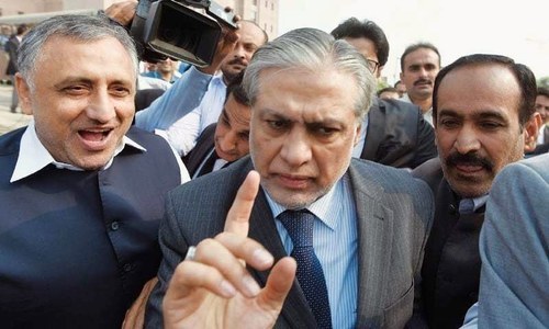 Accountability court declares Ishaq Dar an absconder