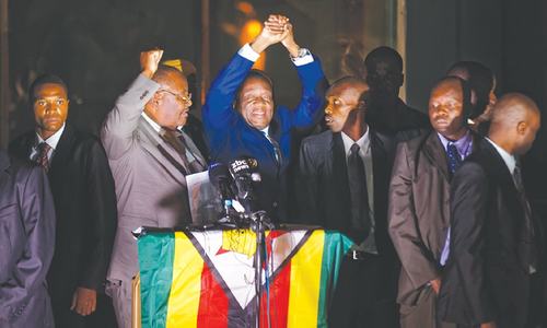 Mnangagwa returns home amid jubilation