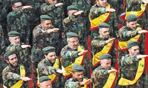 Hezbollah, on the rise in Lebanon, fends off Saudi Arabia
