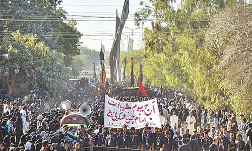 8,628 policemen to provide security to Chup Tazia processions today