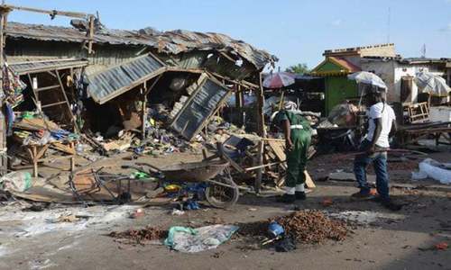 Twin suicide bombings kill at least 13 in Nigeria