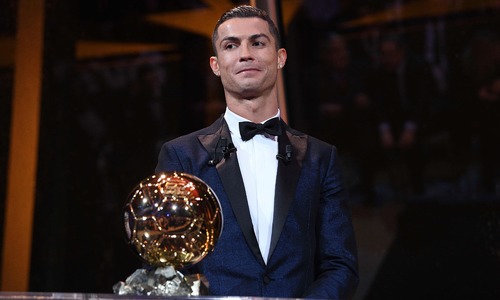 Cristiano Ronaldo pips Messi to win Ballon d'Or for record fifth time