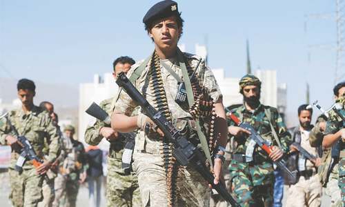 S. Arabia downs missile; Houthis claim Salman was target S. Arabia downs missile; Houthis claim Salman was target