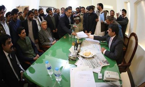 Jahangir Tareen's son submits nomination papers for NA-154 by-election