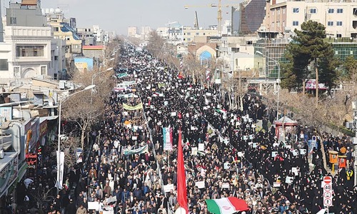 Pro-govt rallies in Iran as protesters lie low