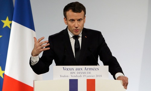 France's president sees IS military defeat in Syria, Iraq within 'weeks'
