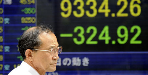 Asian stocks plunge after record-breaking loss on Wall Street Asian stocks plunge after record-breaking loss on Wall Street