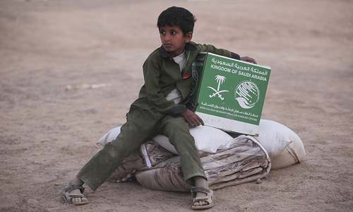 Despite being at war against rebels, Saudi Arabia continues to send aid to Yemen