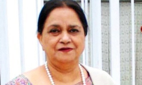 'You should be a role model for women': JUI-F senator objects to Nasreen Jalil's sari