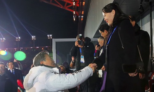 Historic handshake between Korean leaders highlights Pyeongchang Olympics opening ceremony