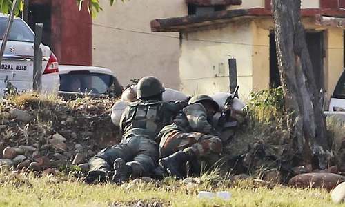 Combing operation underway after attack on base in held Kashmir leaves 10 dead