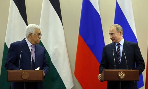 Palestinian leader seeks Russia's backing over Jerusalem